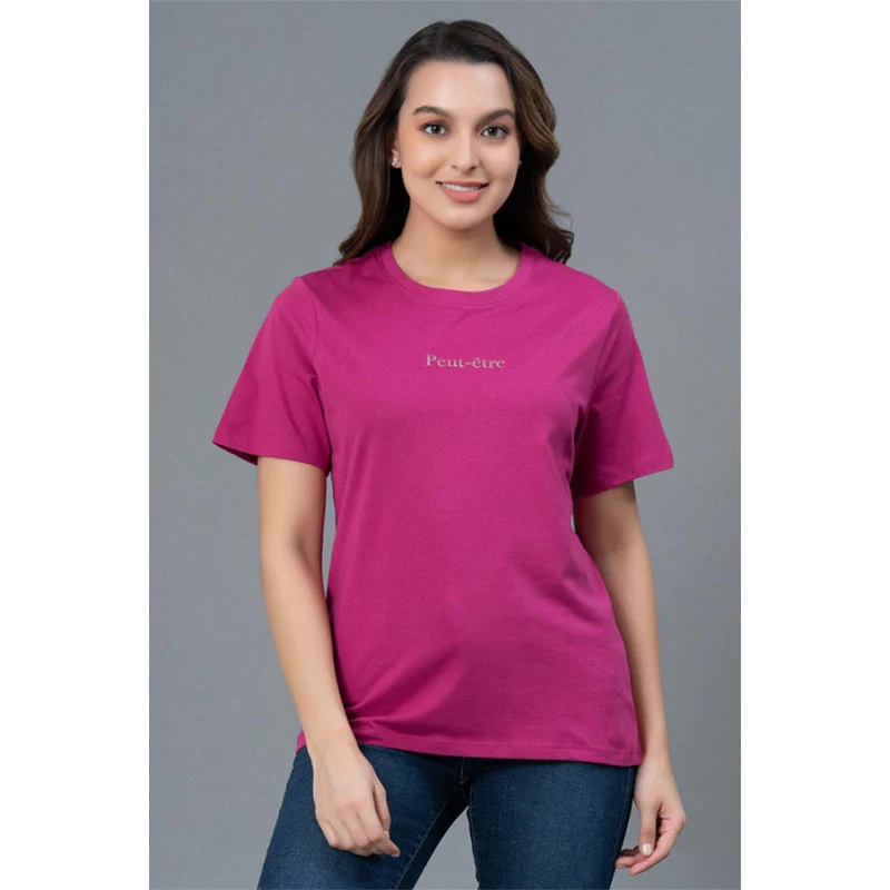 Casual Graphic Print Cotton T-Shirt