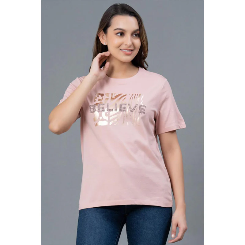 Casual Half Sleeves T-Shirt for Women