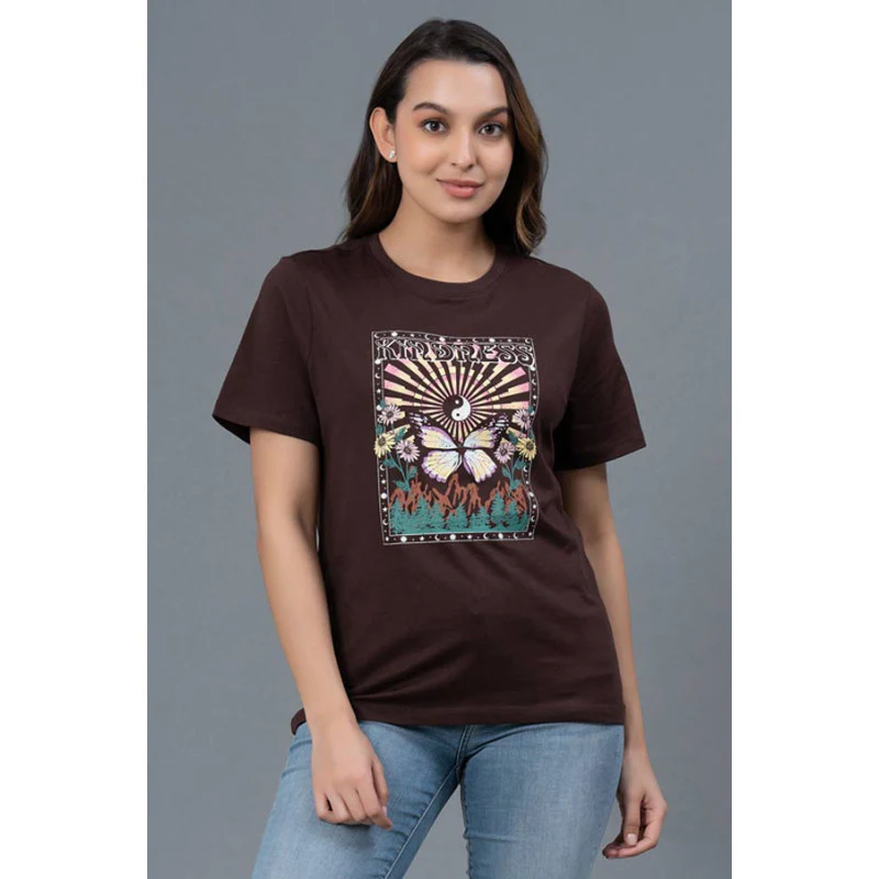 Casual Round Neck T-Shirt for Women