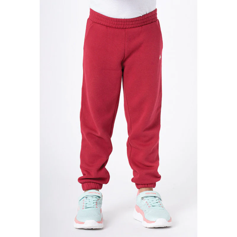 Girl's Cherry Solid Jogger