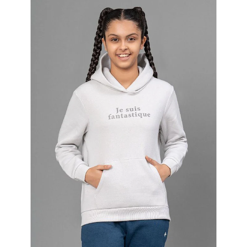 Light Grey Hoodie for Girls