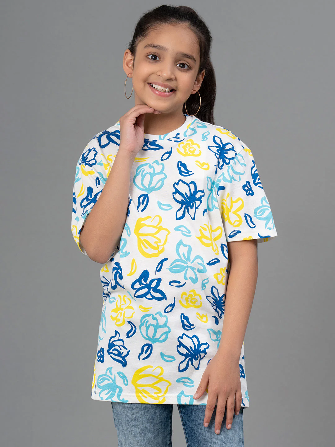 T-Shirt for Girls in Off White Color | Best in Comfort| Cotton