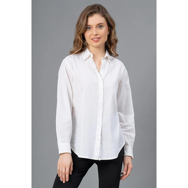 White Casual Shirt for Women's