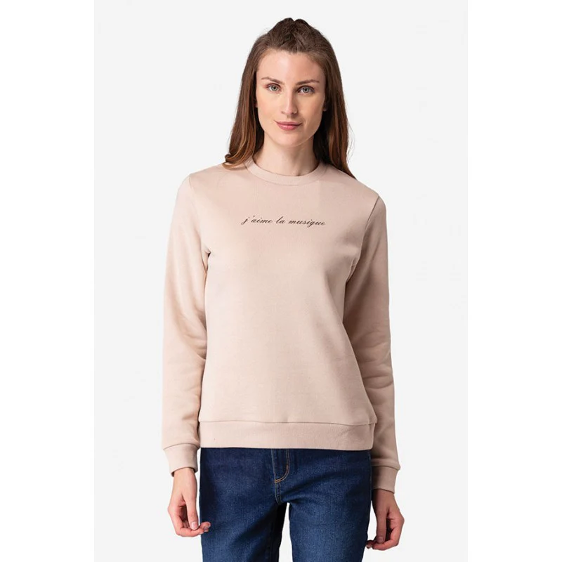 Women's Beige Sweatshirt