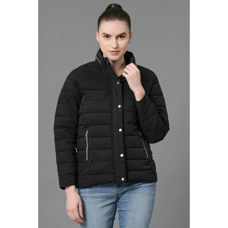 Women's Black Padded Jacket