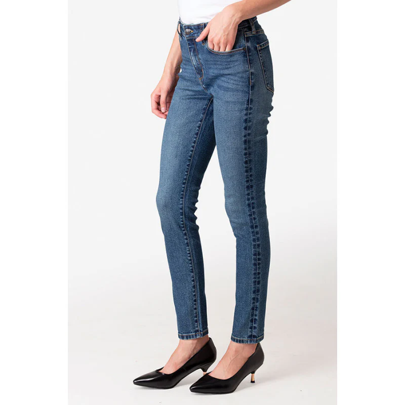 Women's Blue Denim Jeans - Image 2