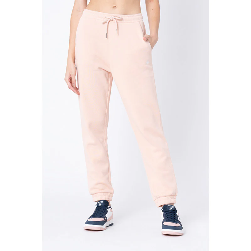 Women's Light Peach Solid Jogger