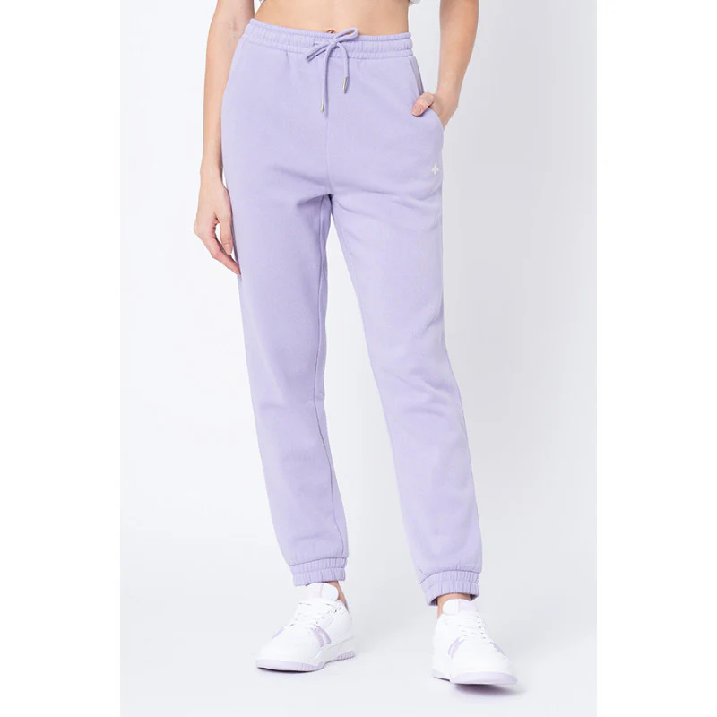 Women's Light Purple Solid Jogger