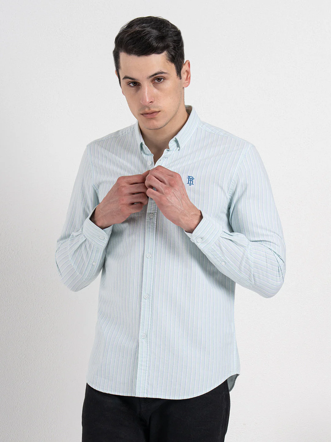 Oxford Striped Shirt for Men
