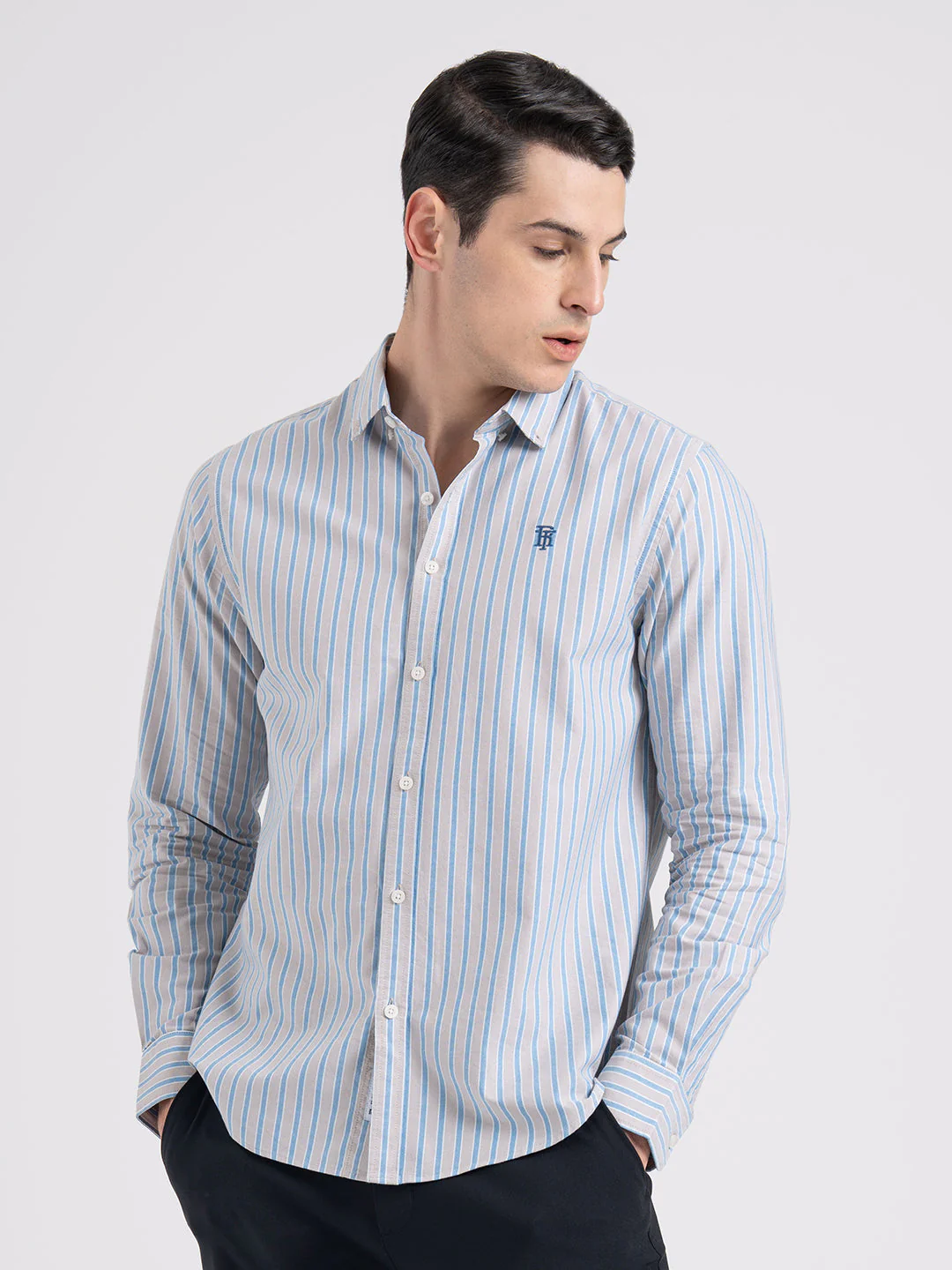 Oxford Striped Shirt for Men