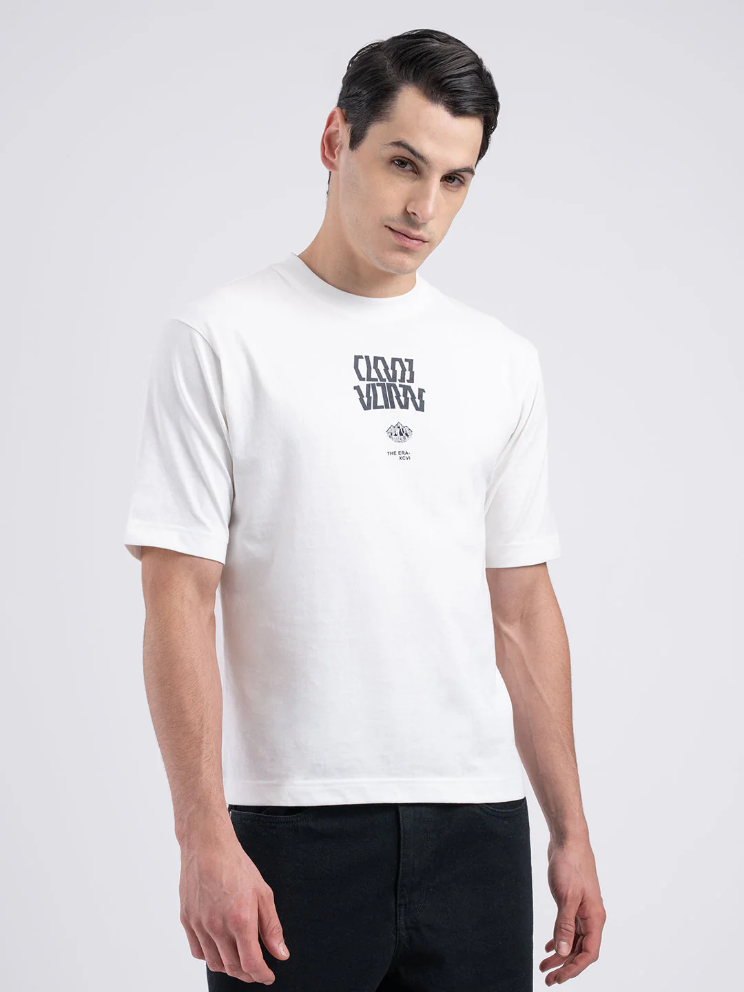 Printed Round Neck T-Shirt for Men