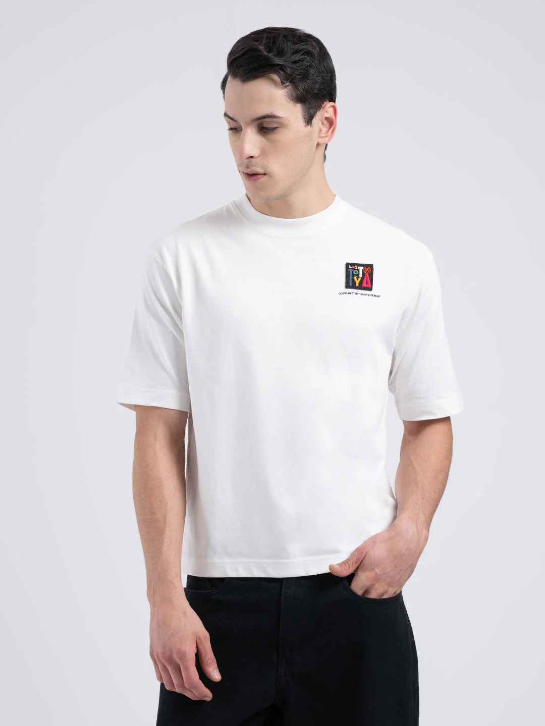 Printed Round Neck T-Shirt for Men