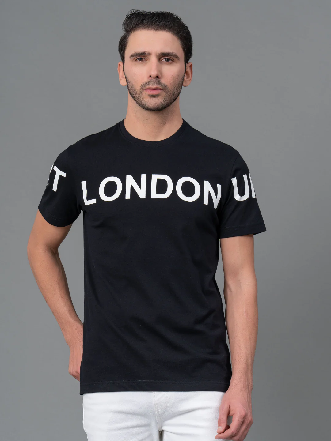 Printed Round Neck T-Shirt for Men