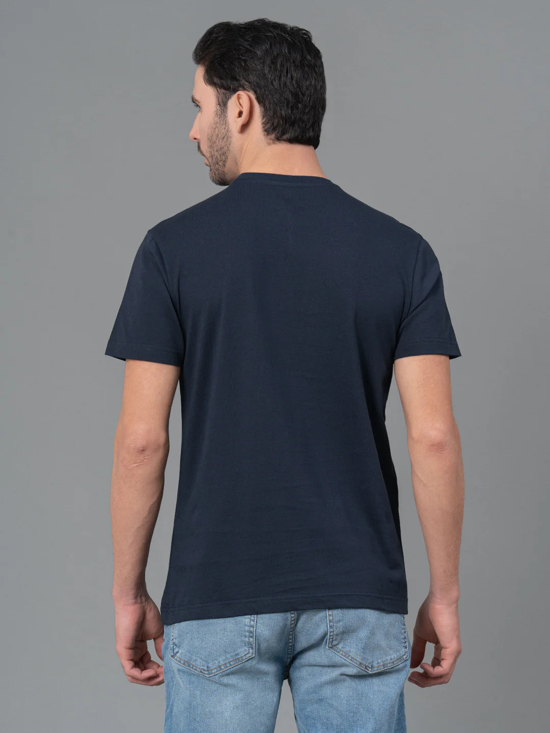 Printed Round Neck T-Shirt for Men - Image 3