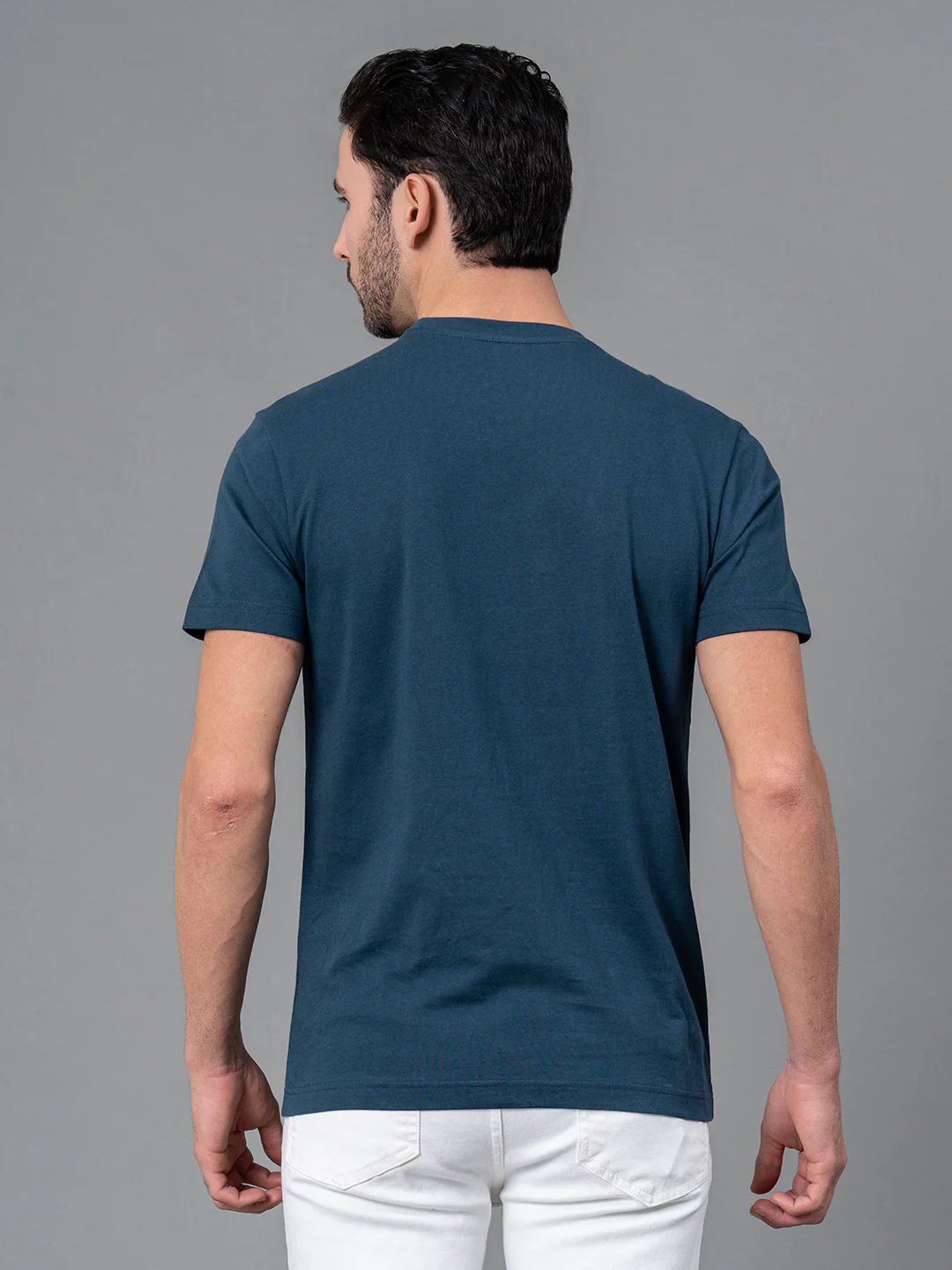 Printed Round Neck T-Shirt for Men - Image 3