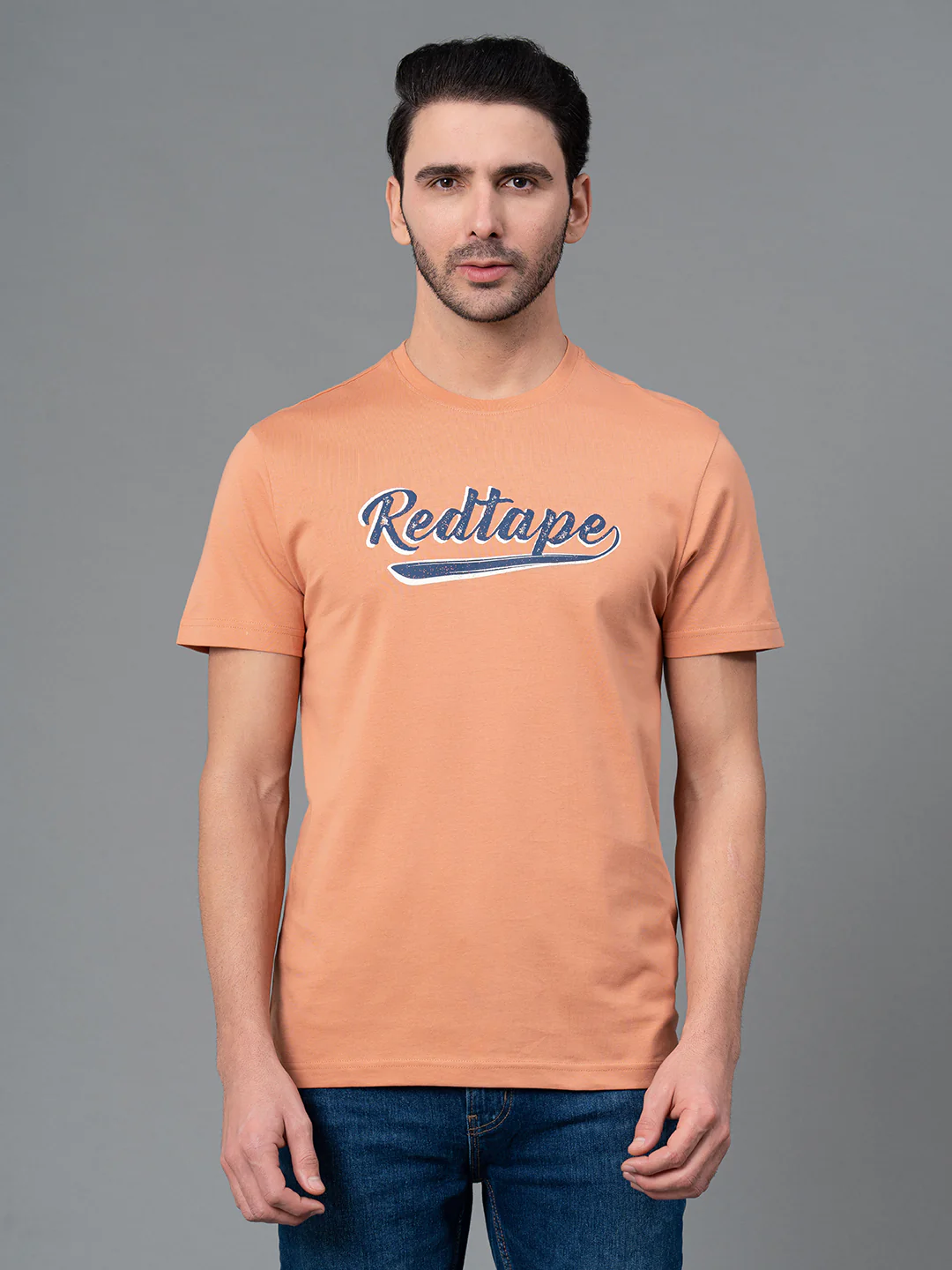 Printed Round Neck T-Shirt for Men