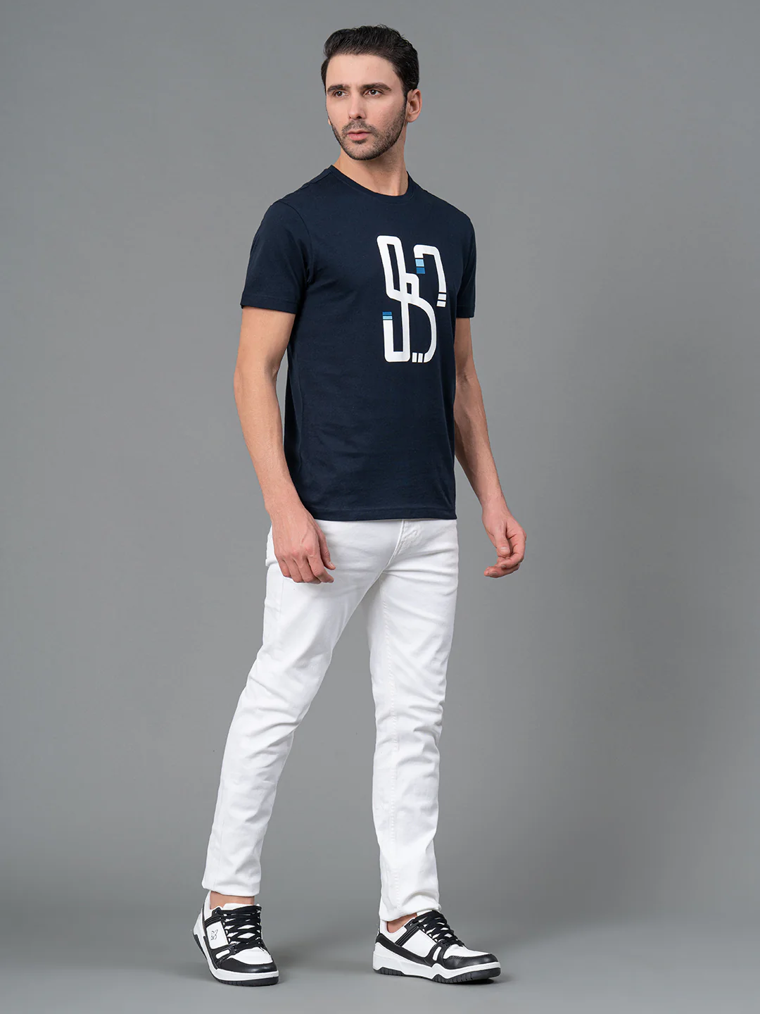 Printed Round Neck T-Shirt for Men - Image 5