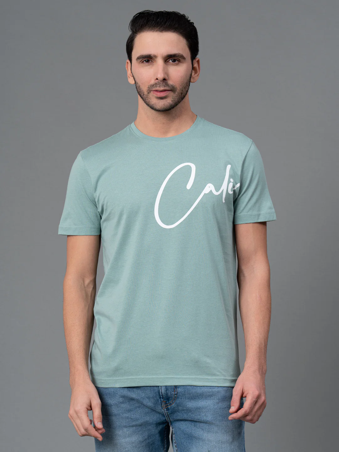 Printed Round Neck T-Shirt for Men