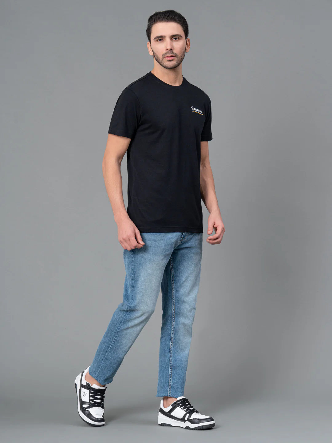 Printed Round Neck T-Shirt for Men - Image 5