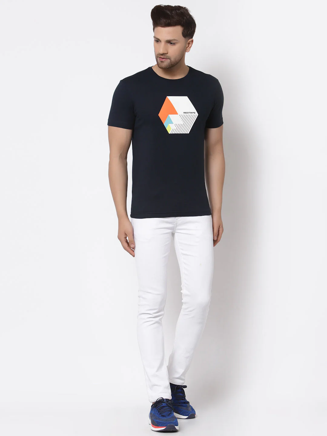Printed Round Neck T-Shirt for Men - Image 5