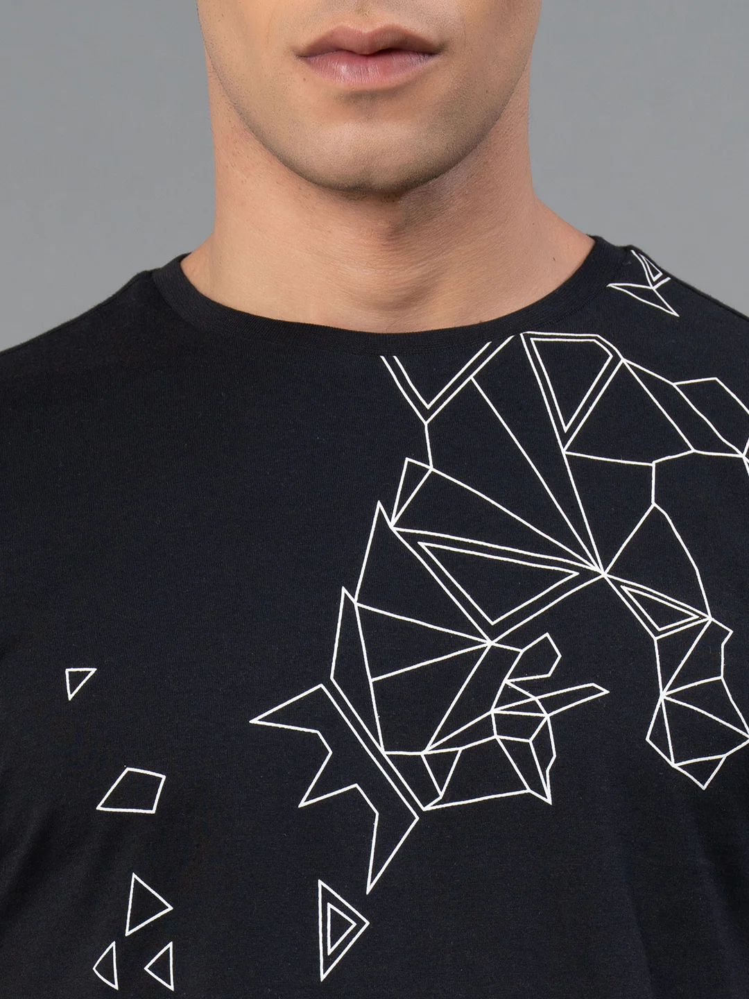 Printed Round Neck T-Shirt for Men - Image 3