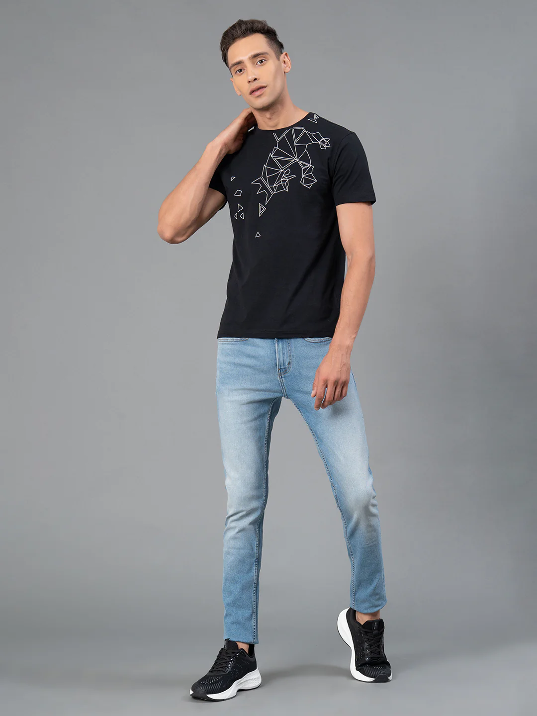 Printed Round Neck T-Shirt for Men - Image 5