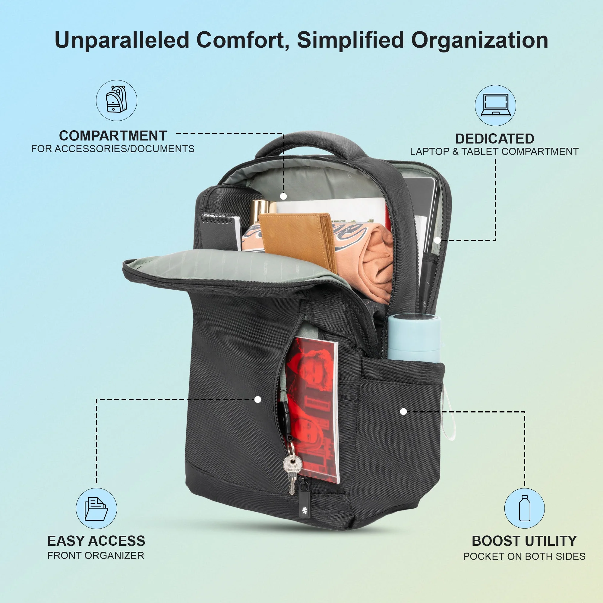 16 Inch Laptop Backpack for Men & Women - Image 2