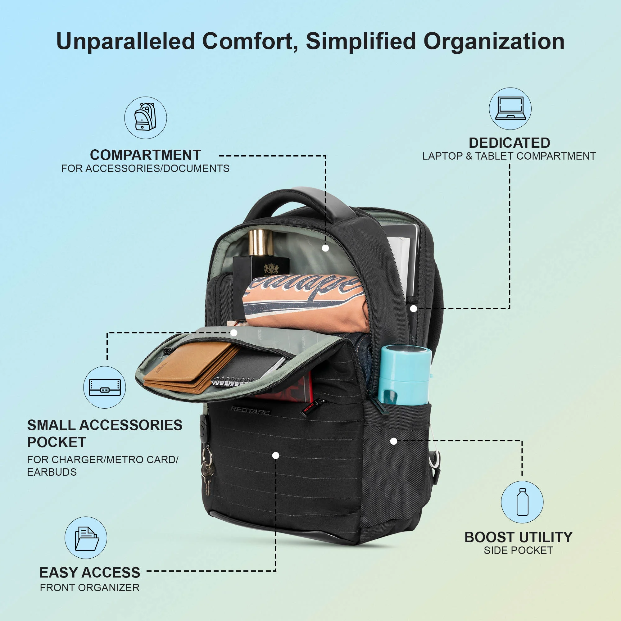 16 Inch Laptop Backpack for Men & Women - Image 2