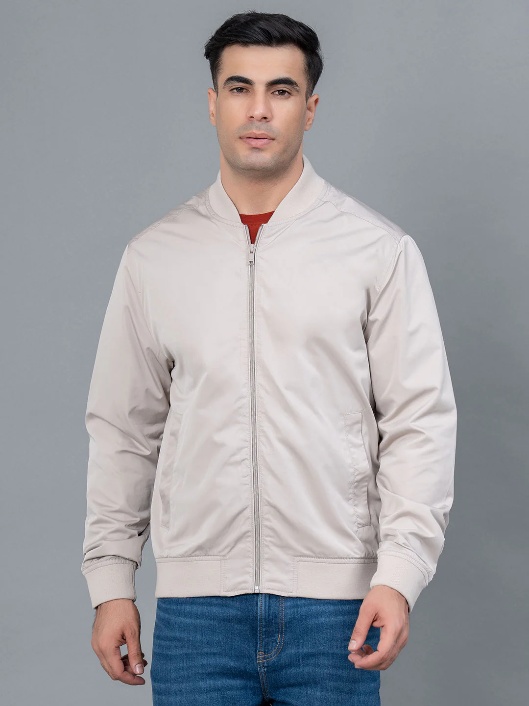 Baseball Collar Jacket for Men