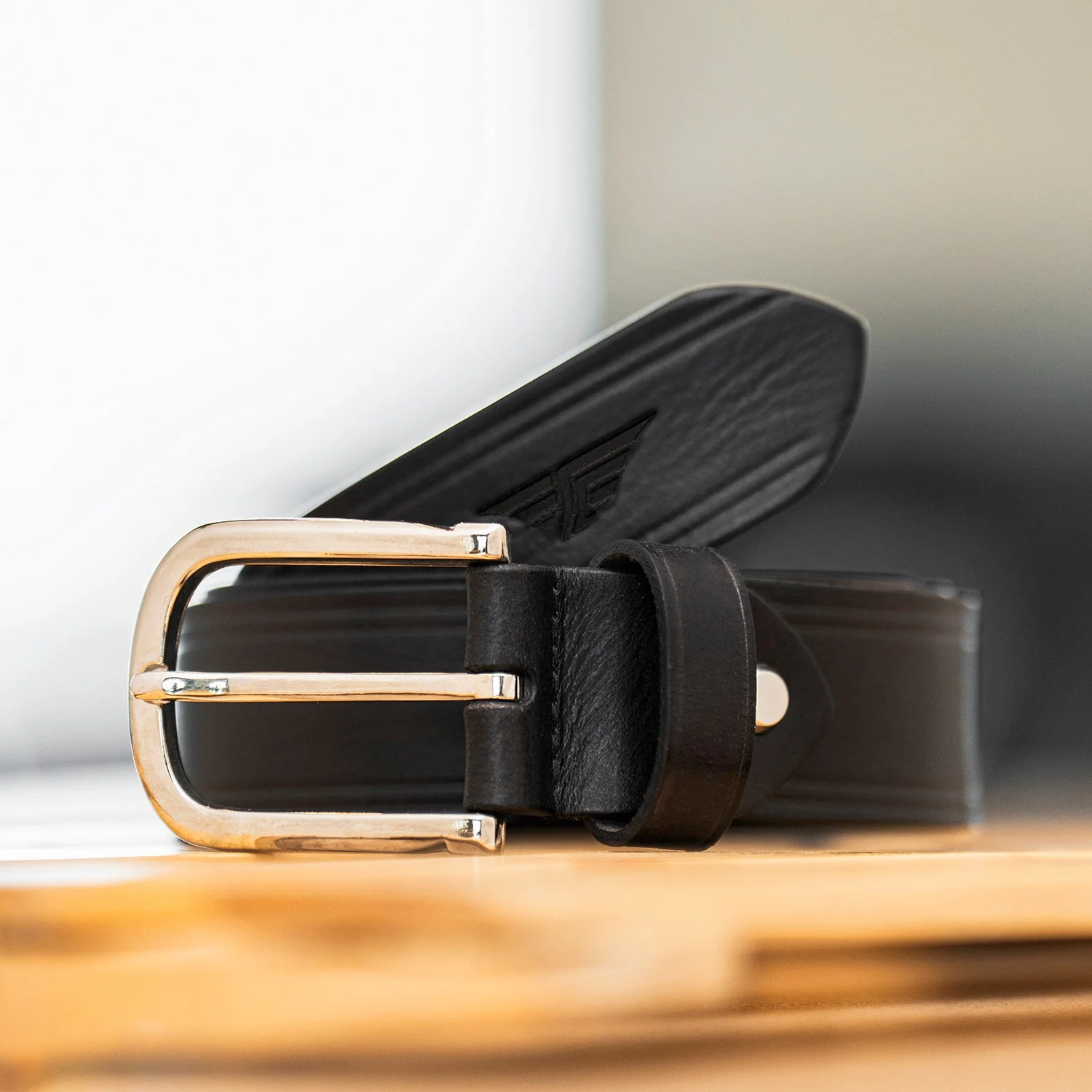 Buff Grain Solid Leather Belt for Men | Classic and Durable