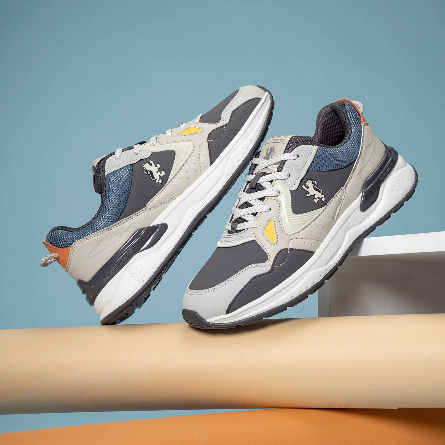 Casual Sneaker Shoes for Men | Elegantly Rounded Front, Soothing Insole & Impact-Resistant Comfort