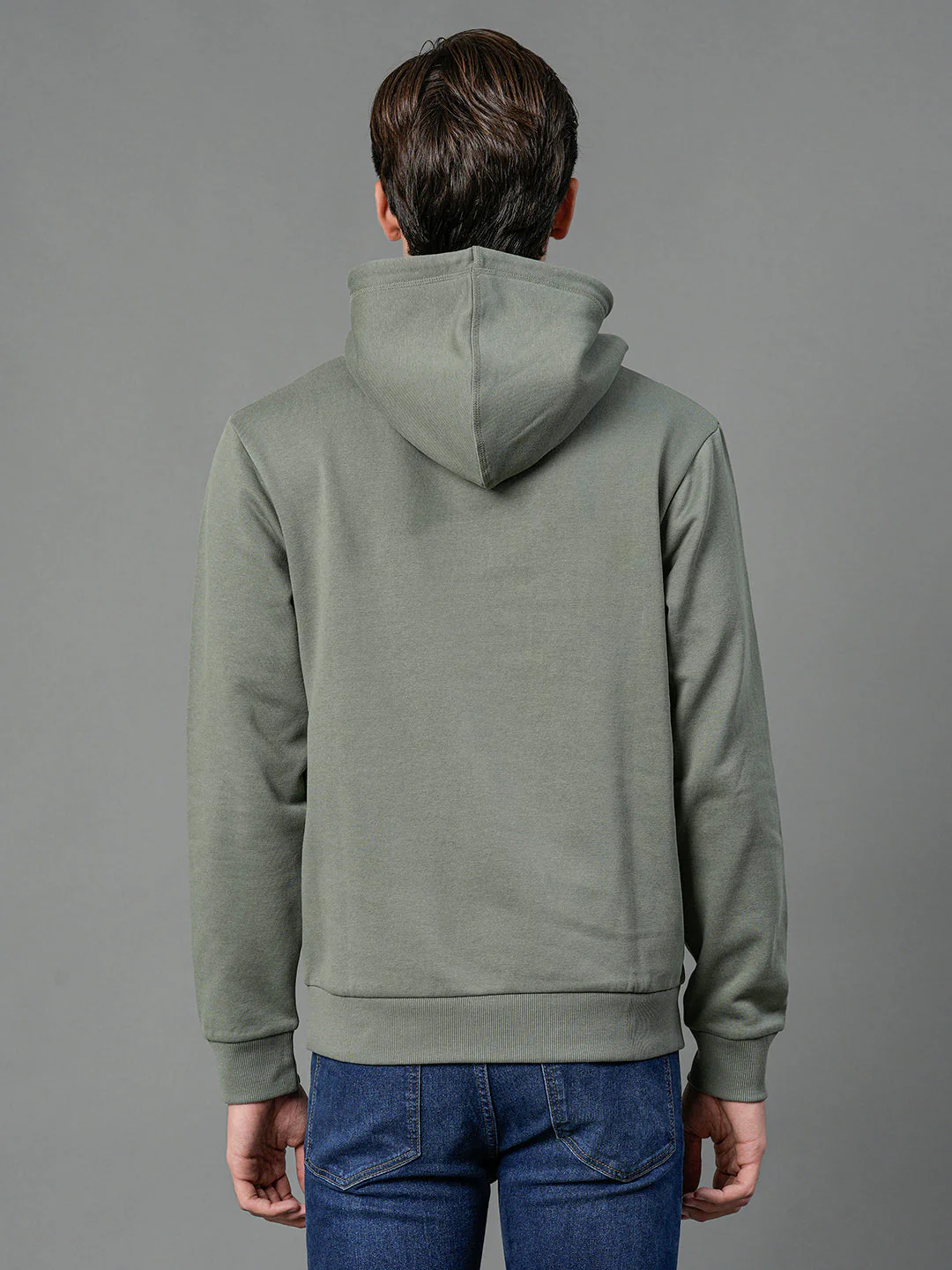 Casual Solid Hoodie For Men - Image 3