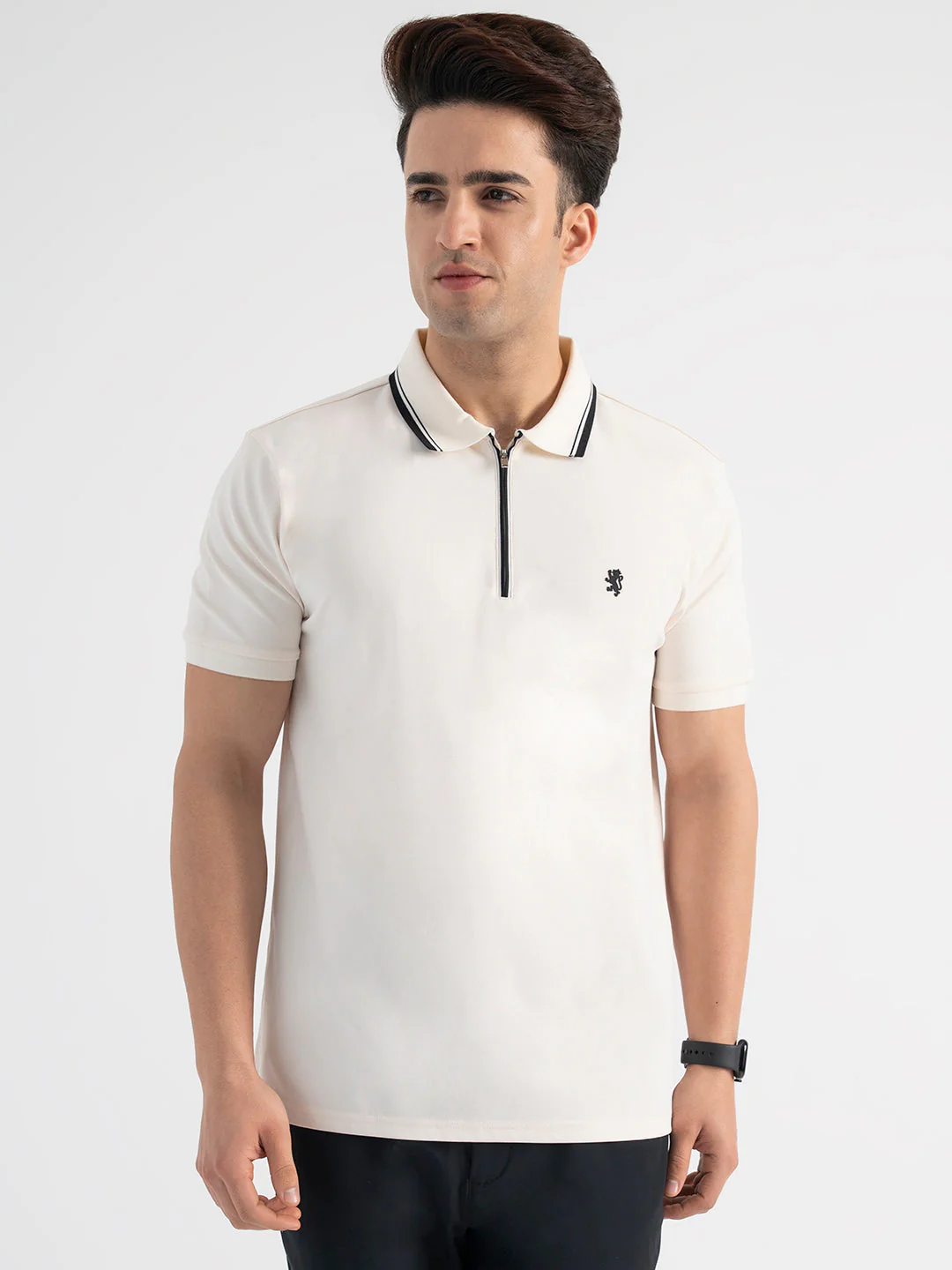 Casual White Polo T-Shirt for Men | Smart Casual Wear