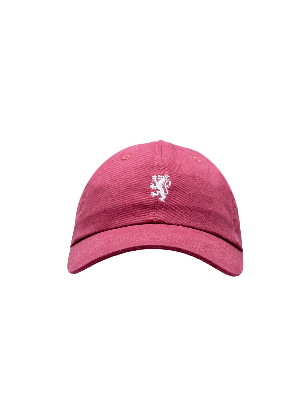 Dark Pink Free Size Solid Unisex Cap | All Sports Cap with Airholes & Adjustable Strap