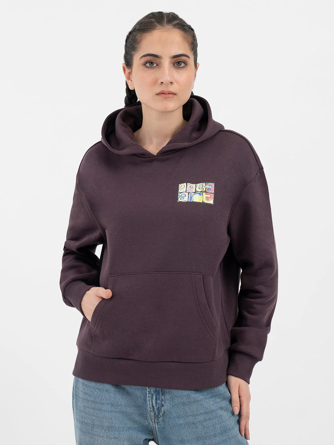 Deep Purple Hoodie for Women