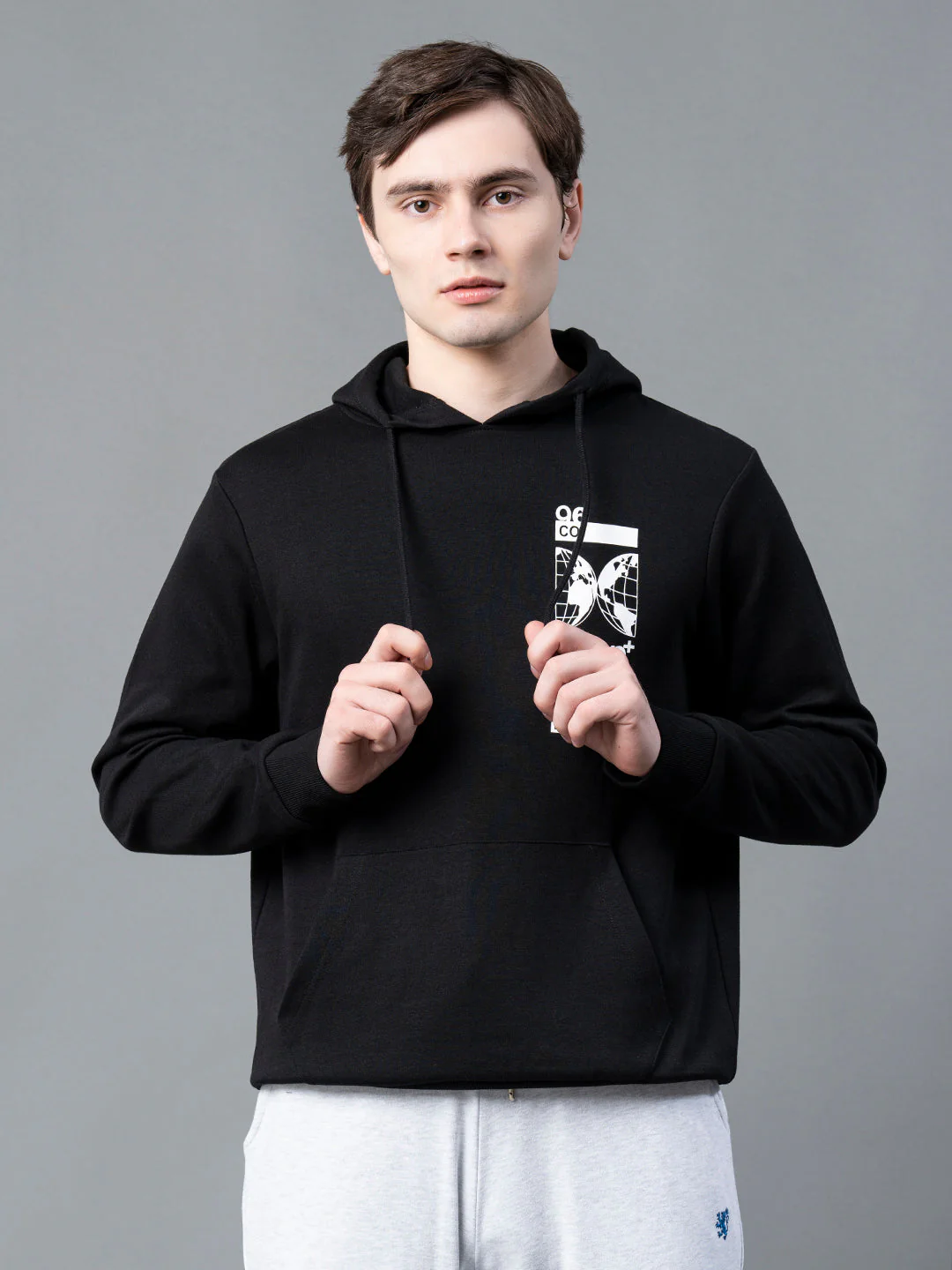 Essential Black Hoodie for Men