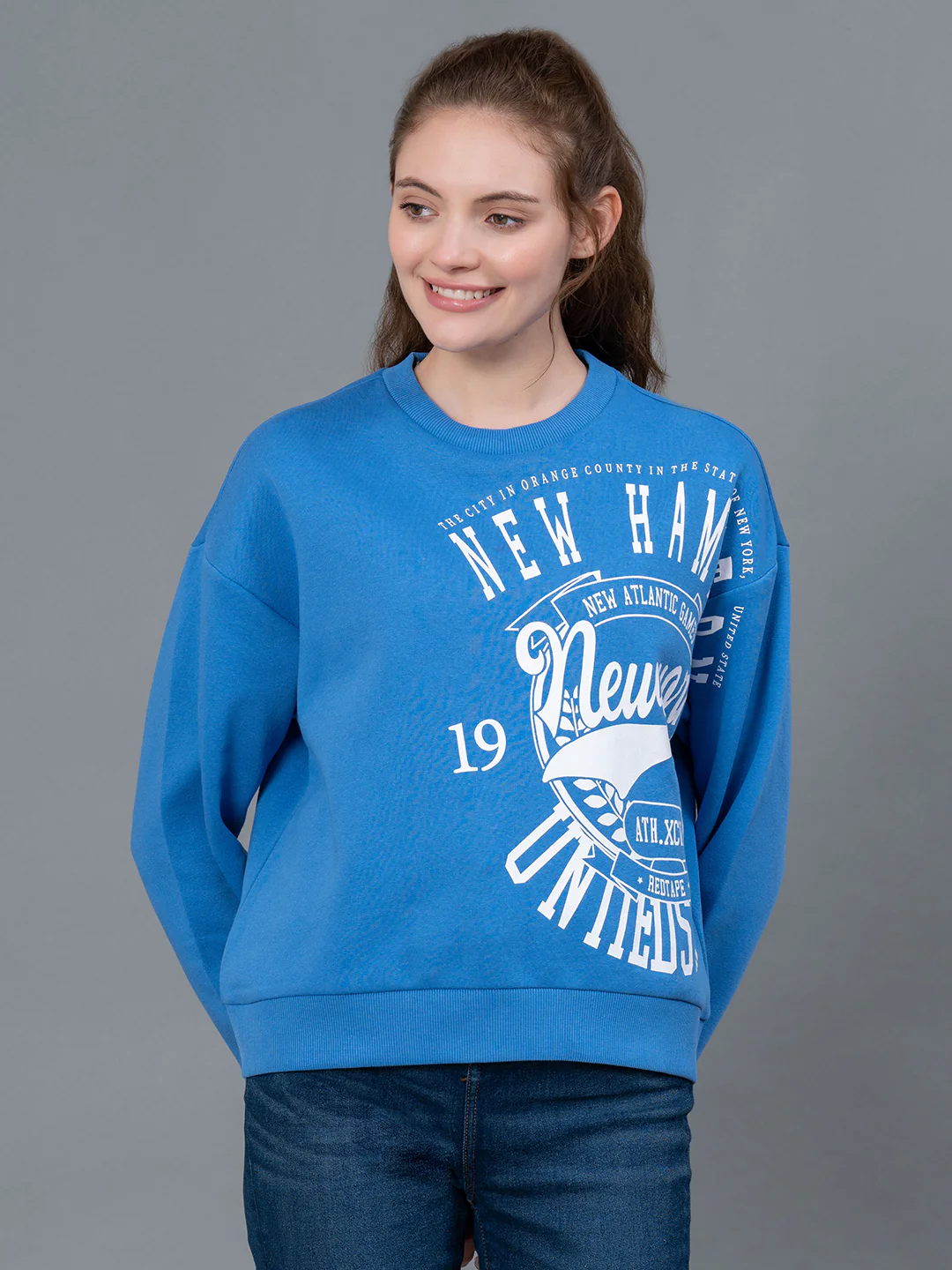 Graphic Print Sweatshirt for Women