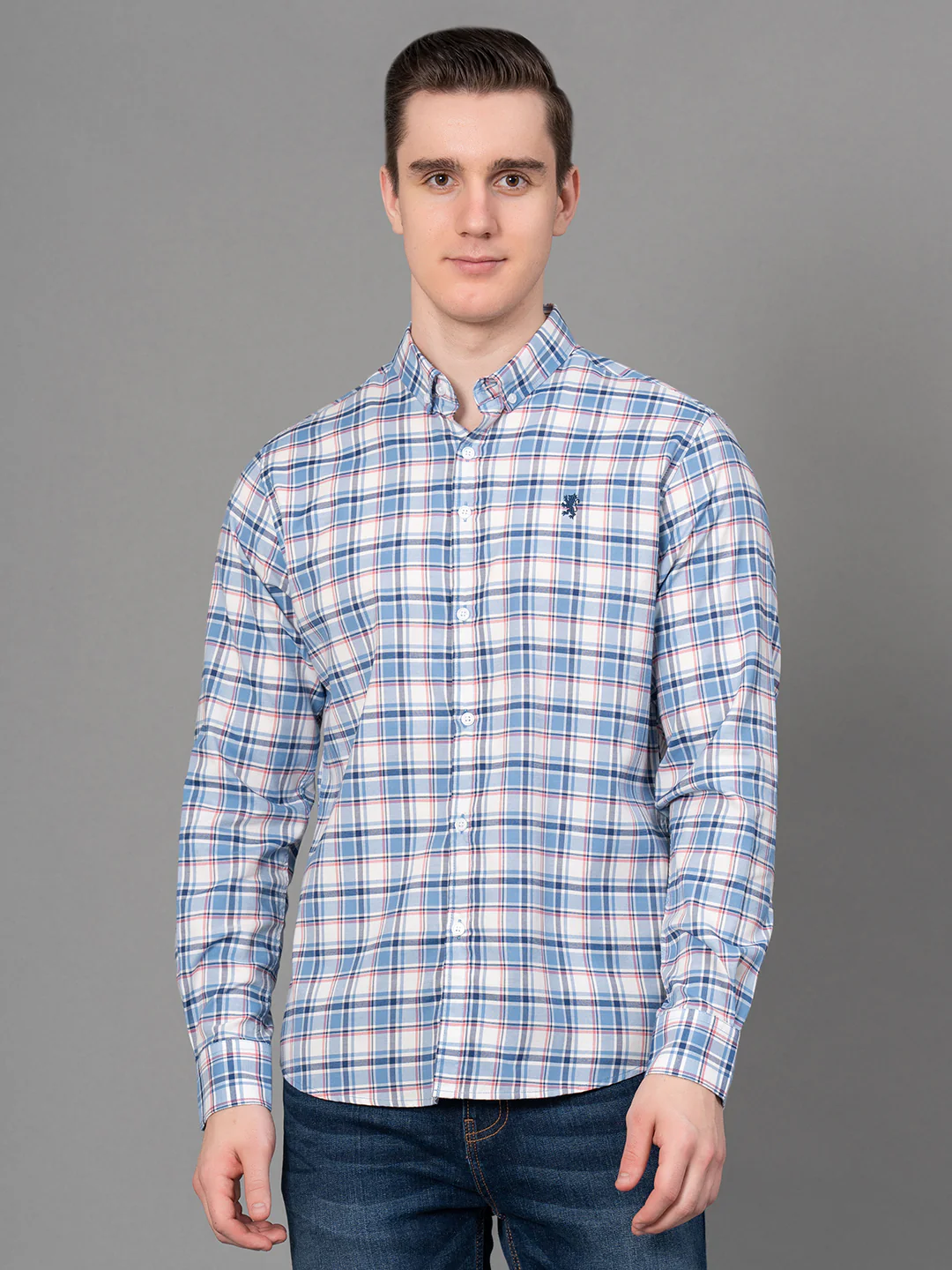 Casual Checked Regular Fit Shirt For Men