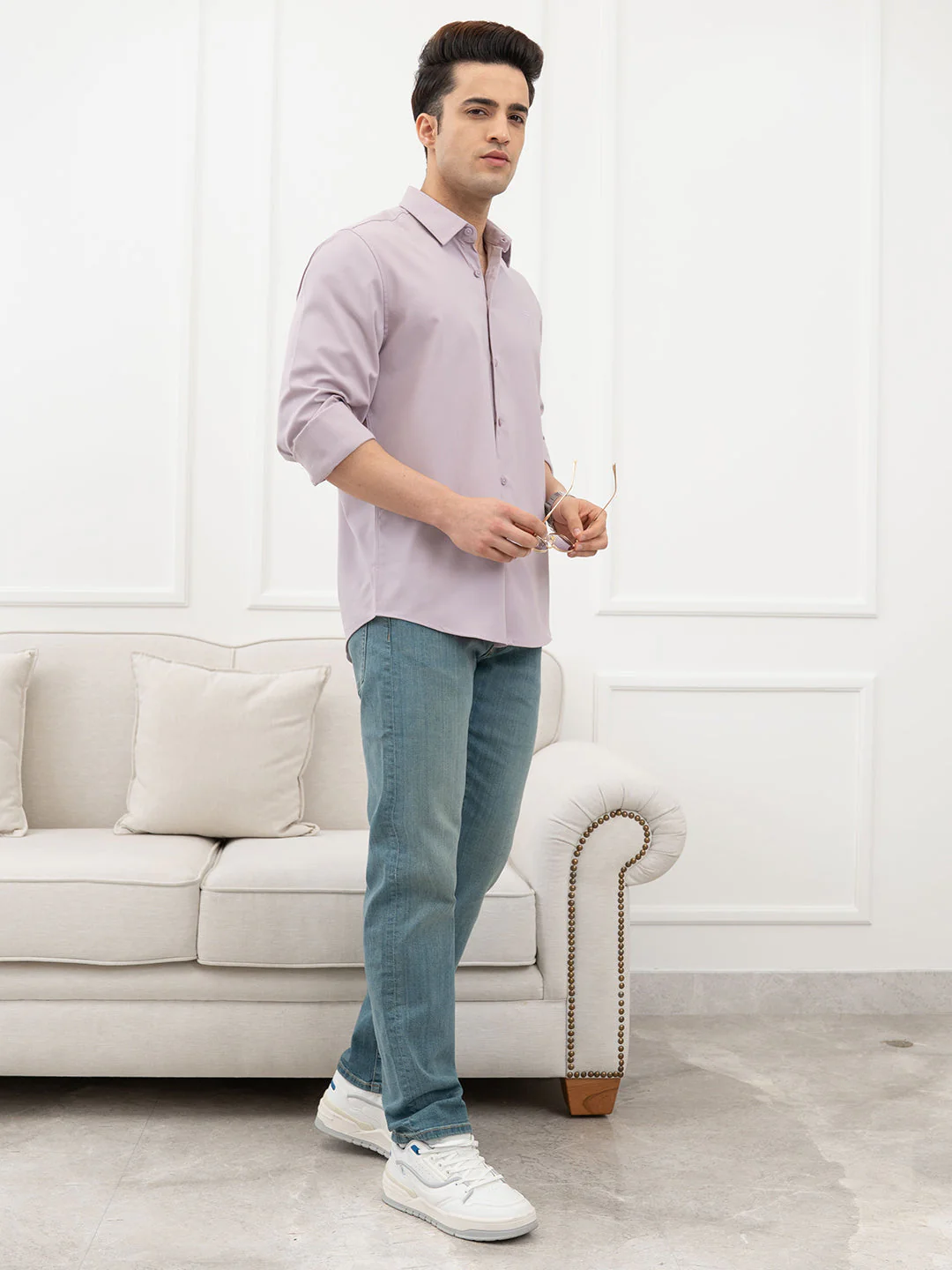 Mauve Shirt for Men