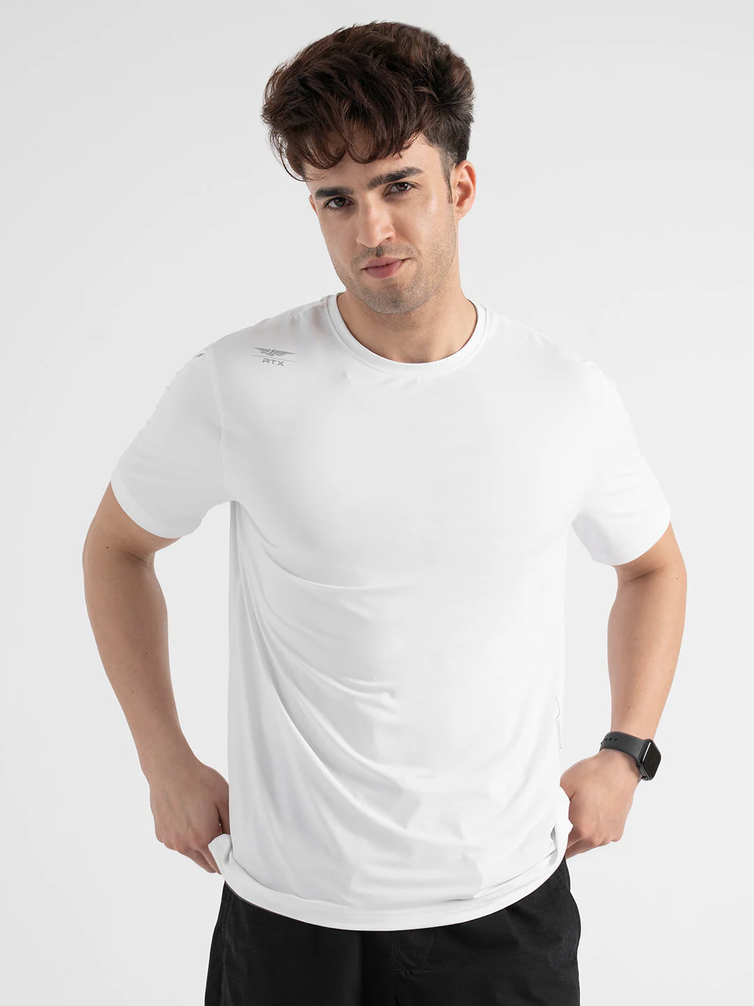Men's Activewear Graphic White T-Shirt