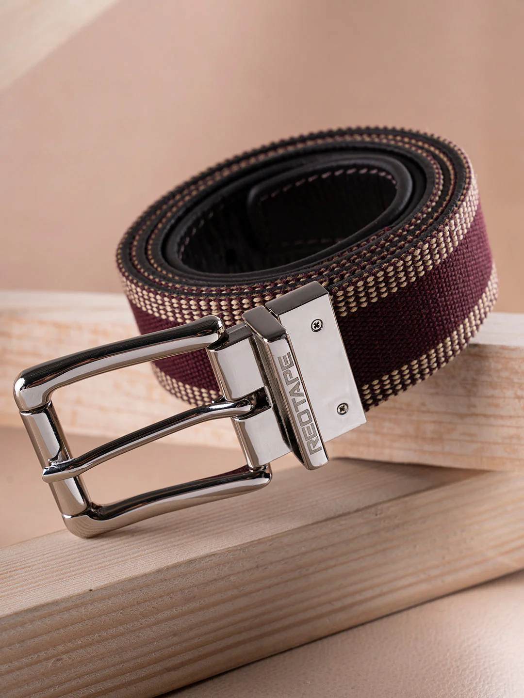 Men Bordo Leather Belt