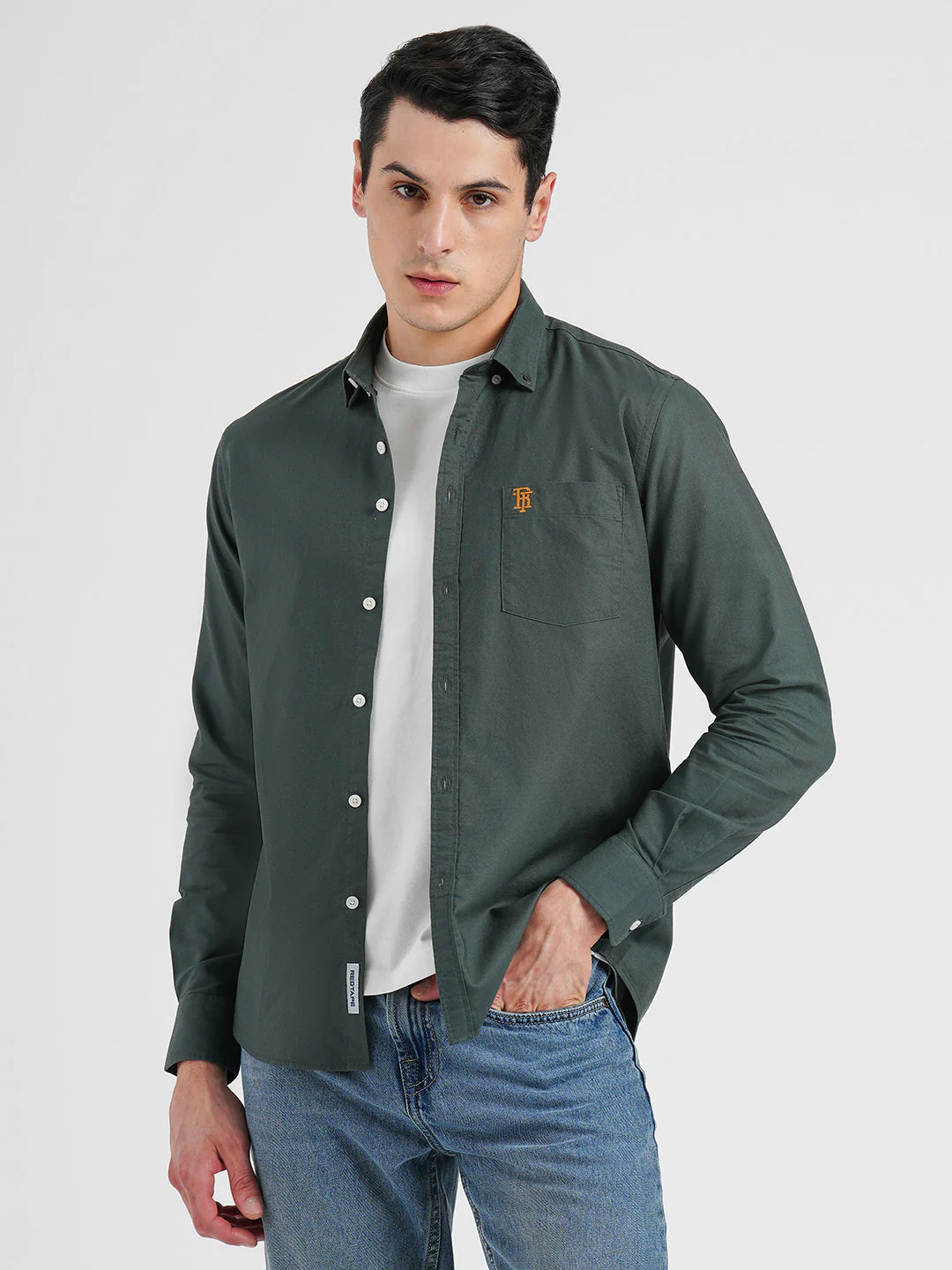 Oxford Solid Shirt for Men