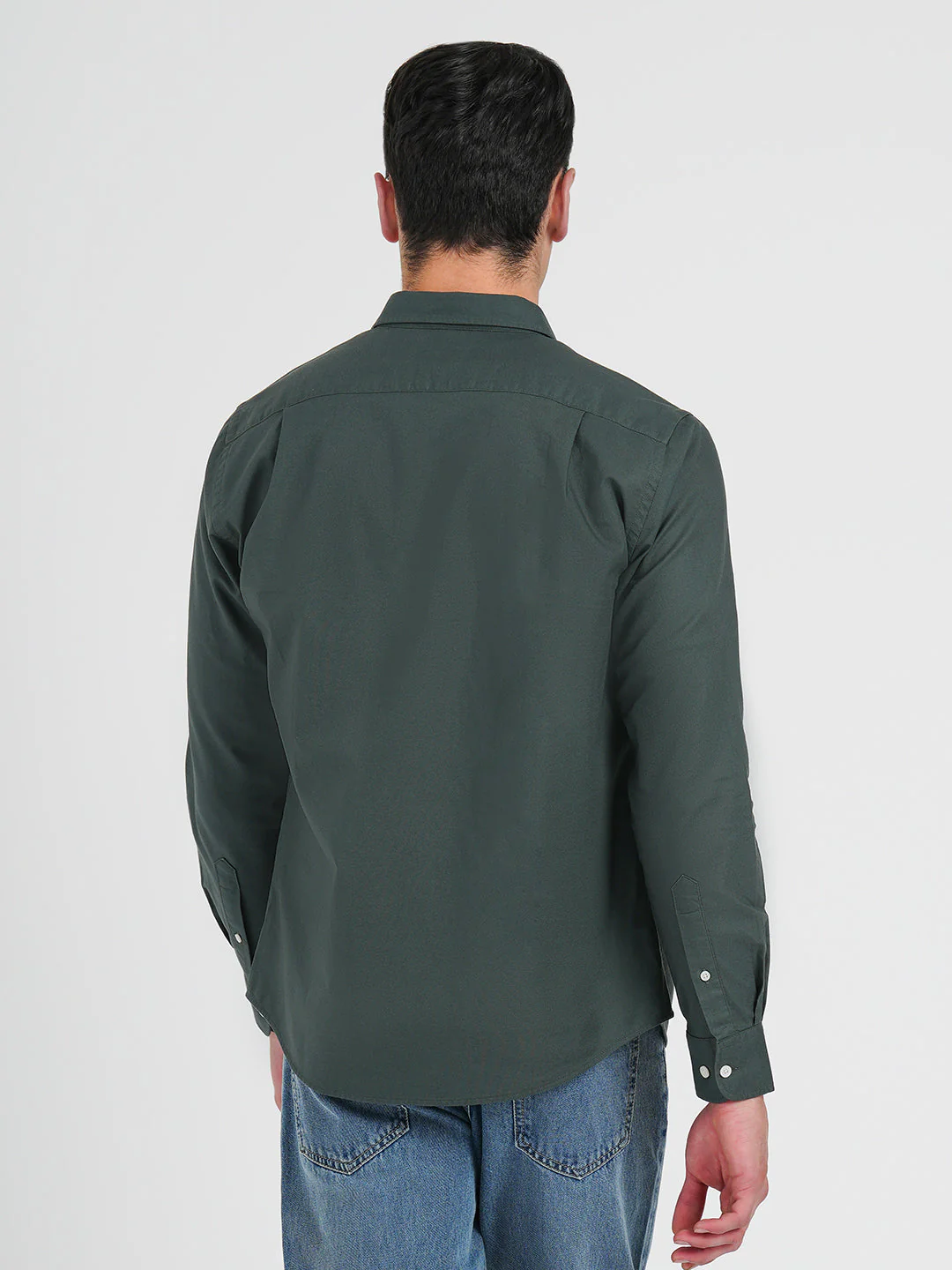 Oxford Solid Shirt for Men - Image 3