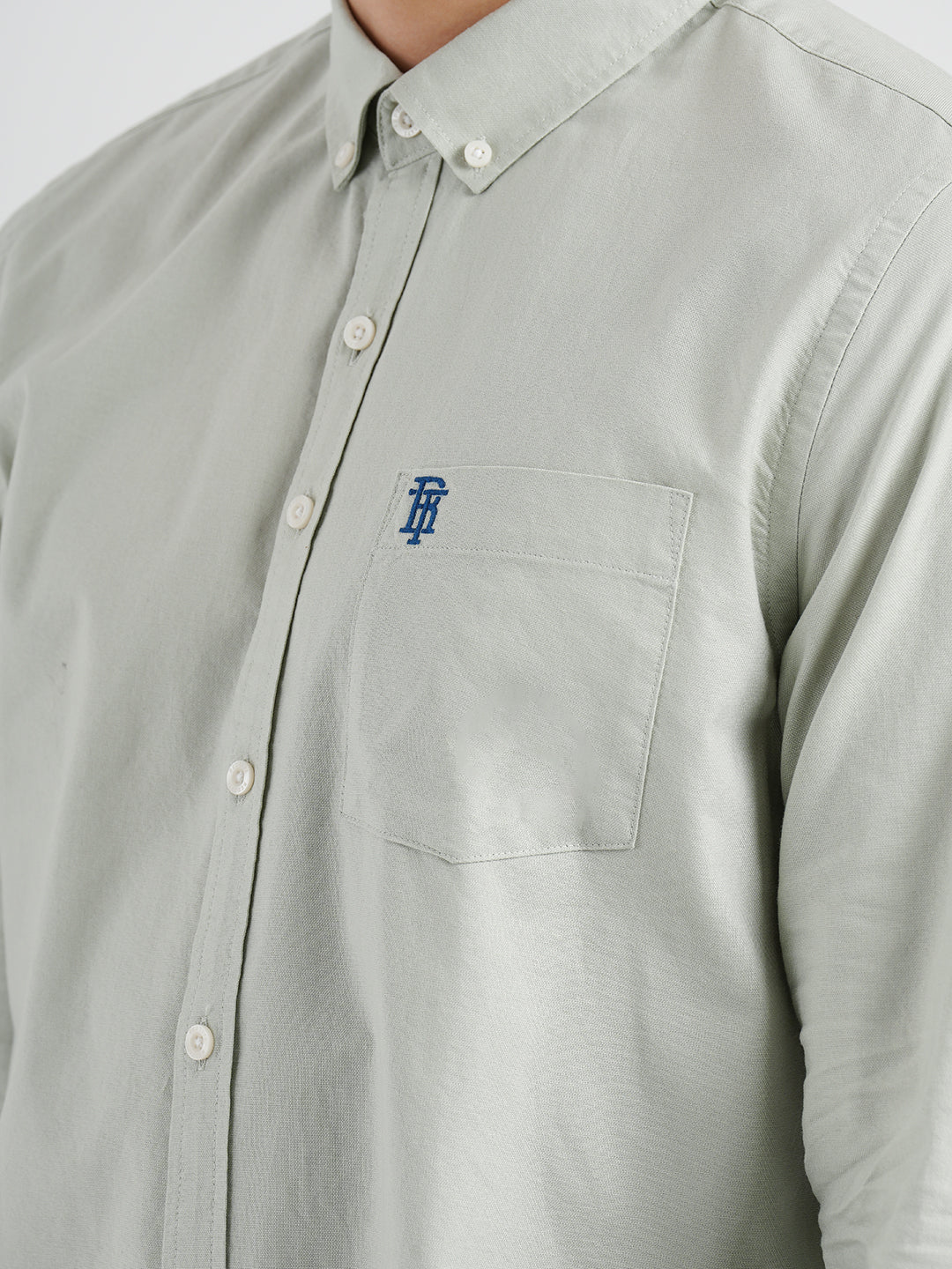 Oxford Solid Shirt for Men - Image 4