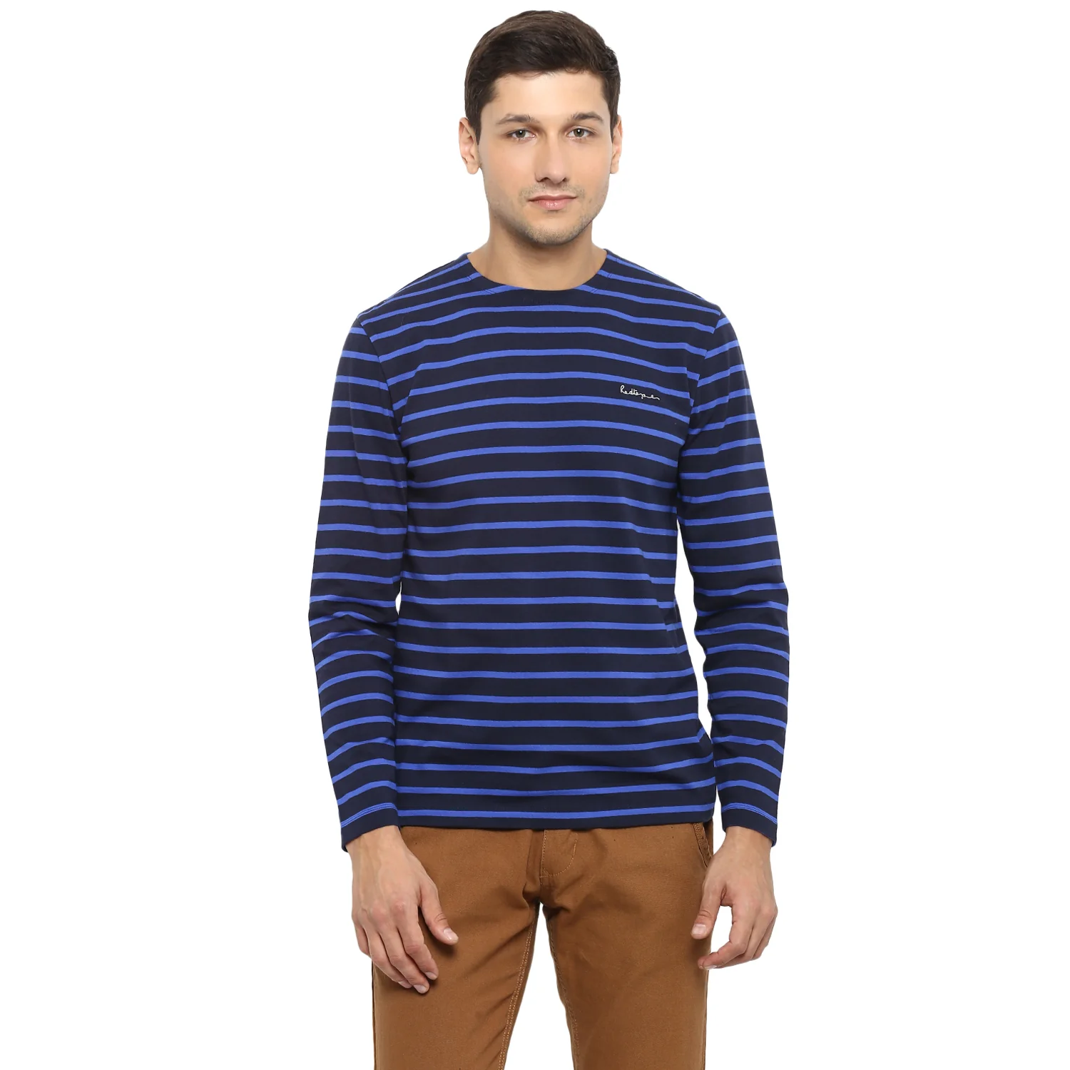 Men Royal Blue T-Shirt
