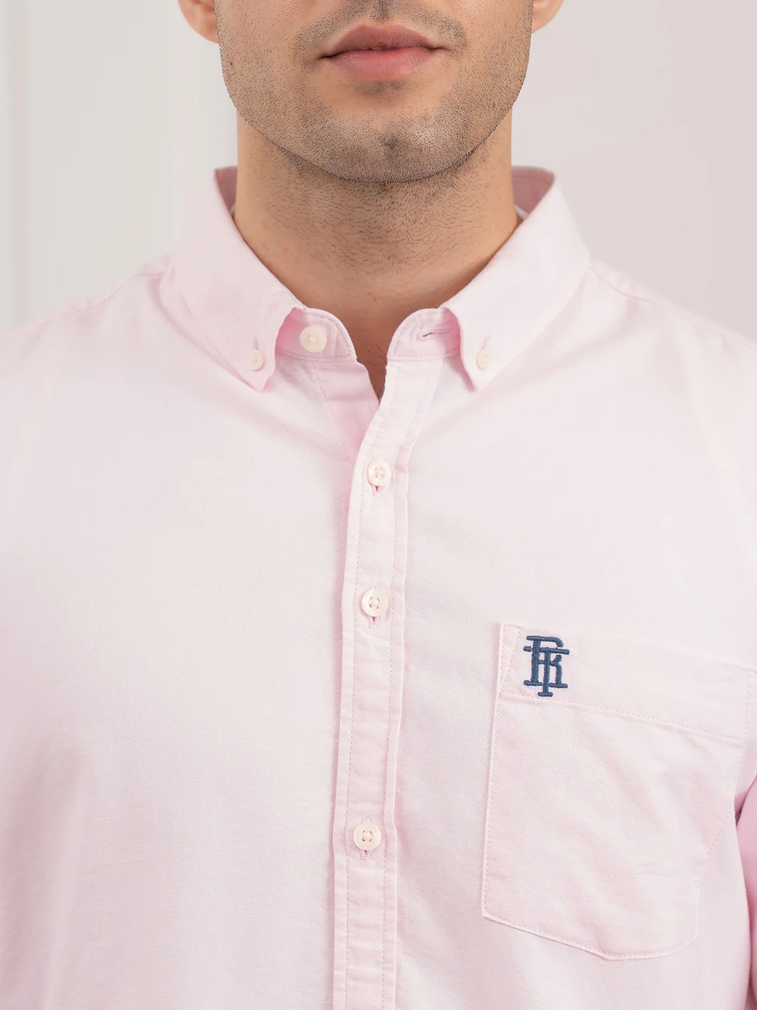 Men’s Pink Oxford Shirt | Refined Cotton Comfort - Image 6