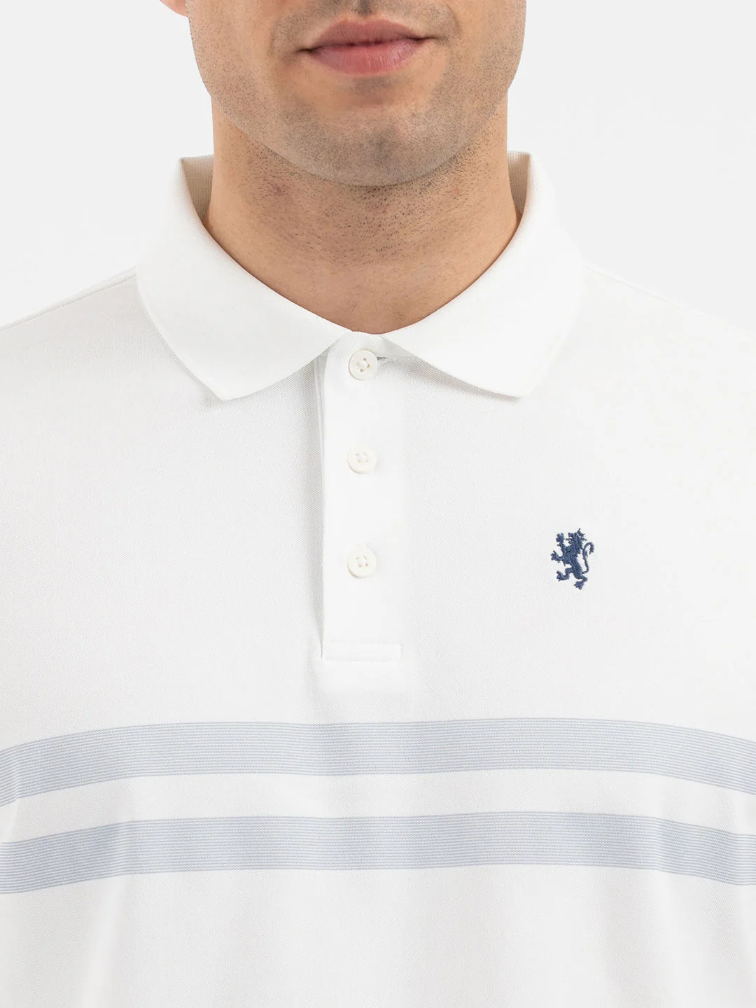 Red Tape Men’s White Polo T-Shirt - Image 4
