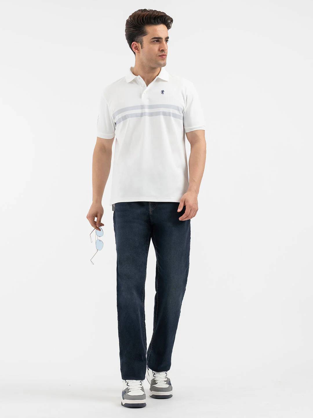 Red Tape Men’s White Polo T-Shirt - Image 5