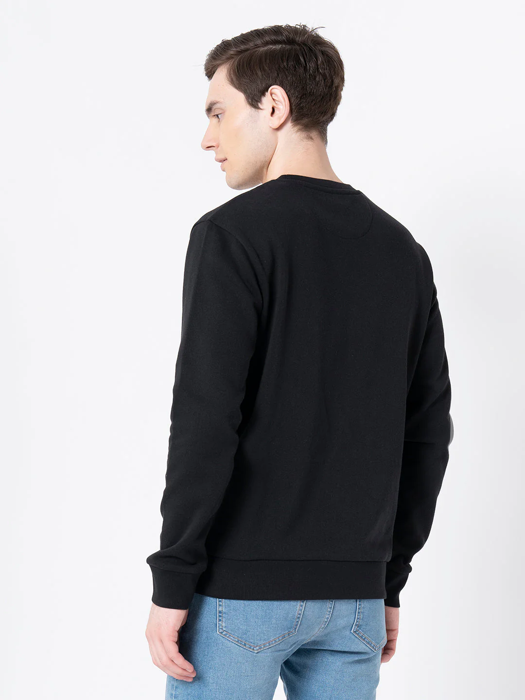 Men's Black Graphic Print Sweatshirt - Image 3