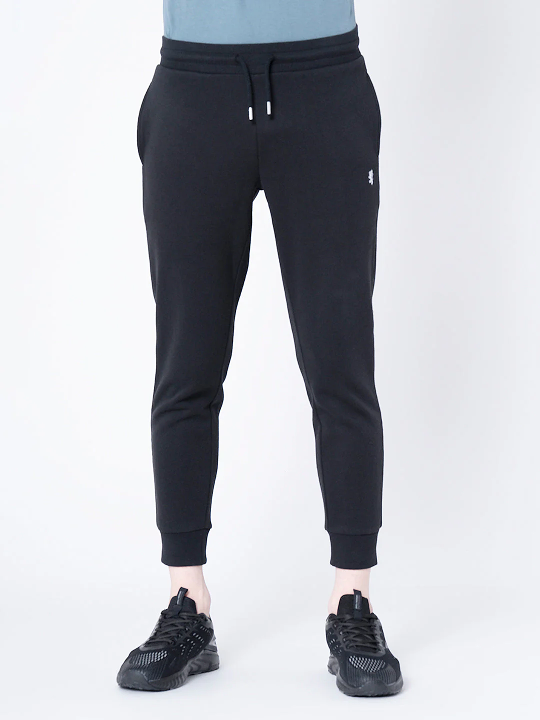 Men's Black Solid Jogger